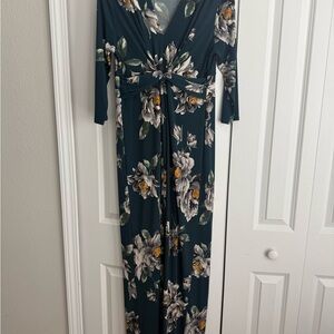 Peach Love California Blue Floral Dress from Piper and Scoot